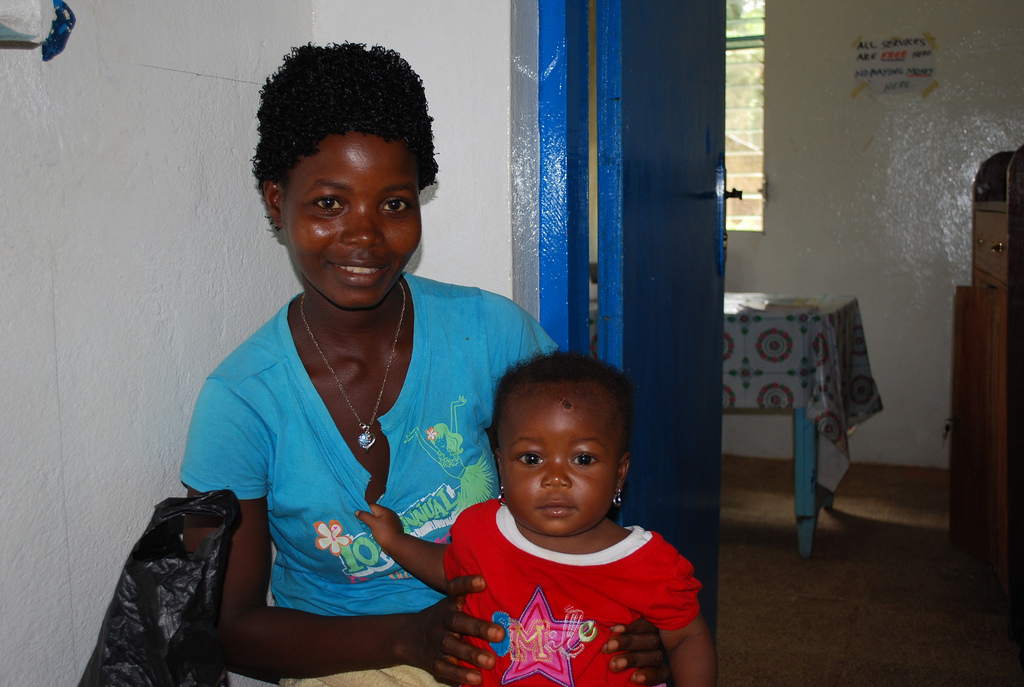Mother and baby in Liberia