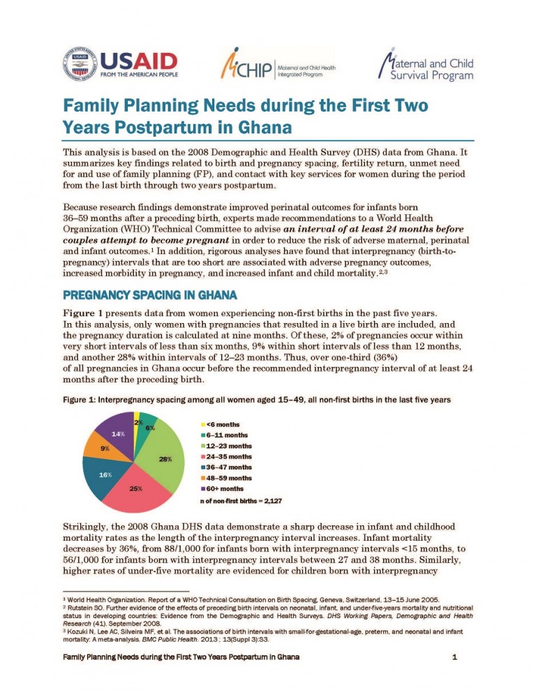 family planning research in ghana