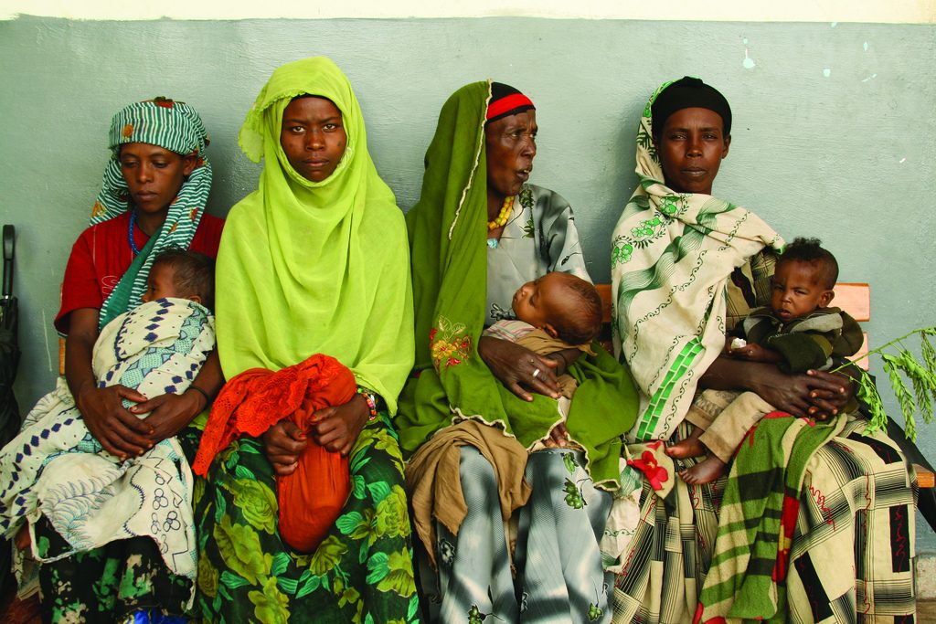 Women and children in Ethiopia.